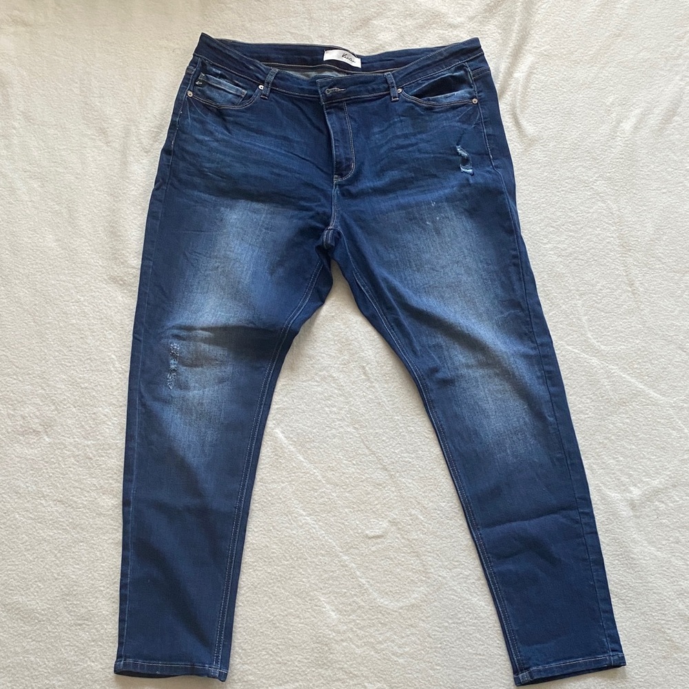 KanCan Women's Ankle & Cropped Jeans - Dark Blue